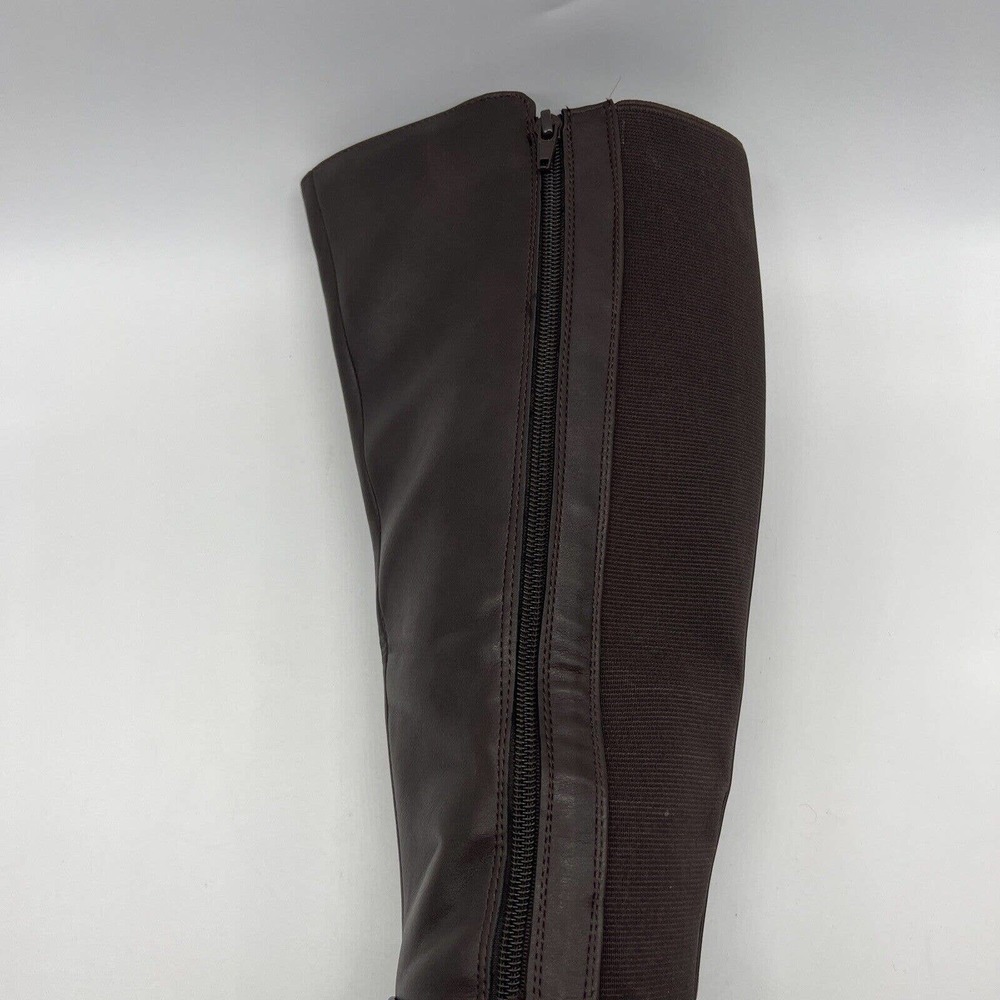 Karen Scott Trudii Womens Size 8.5 Dark Brown Knee High Riding Boots New - Picture 5 of 8